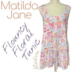 Matilda Jane Pink and Purple Floral Tunic